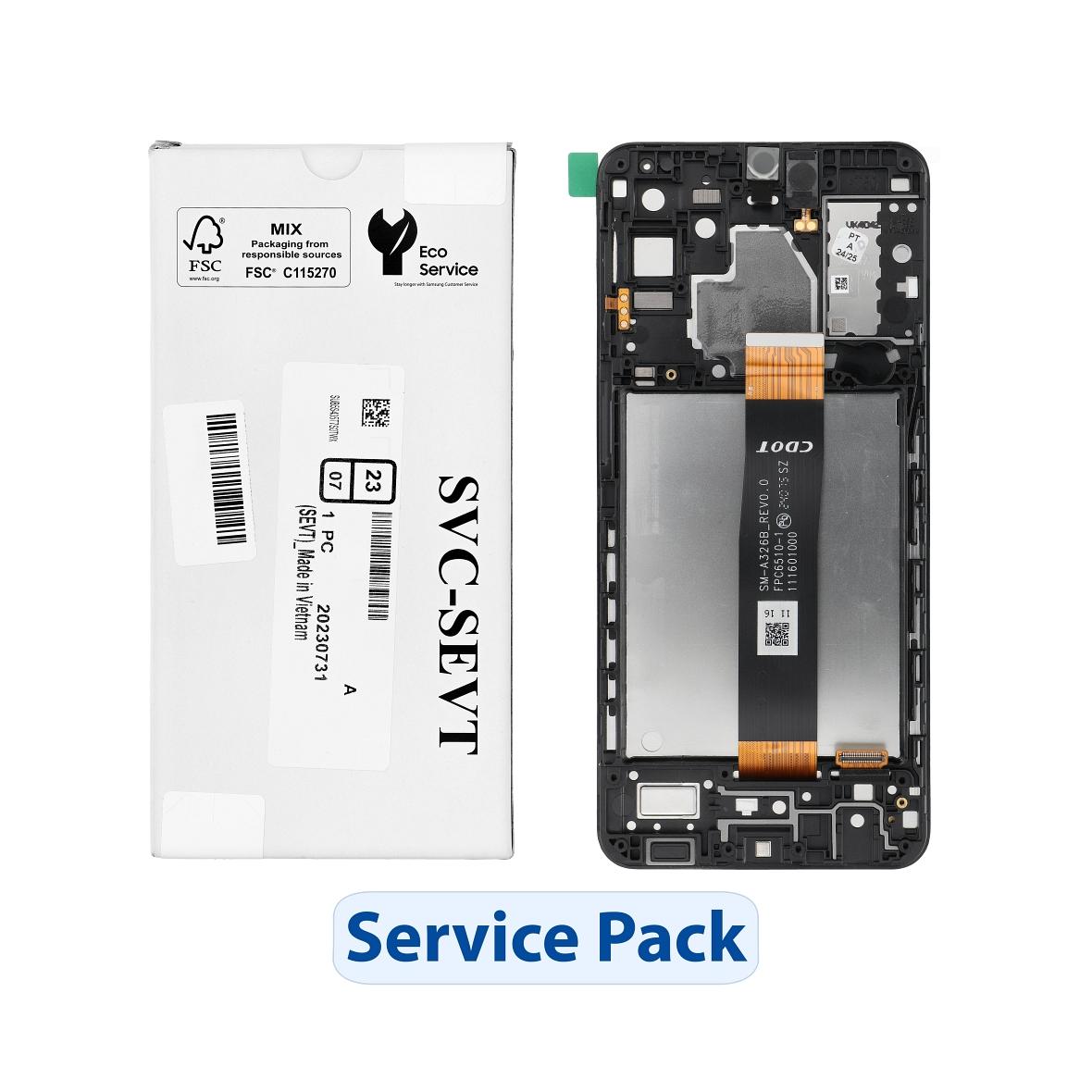 ServicePack Wyświetlacz LCD SAMSUNG A32 5G A326B GH82-25121A