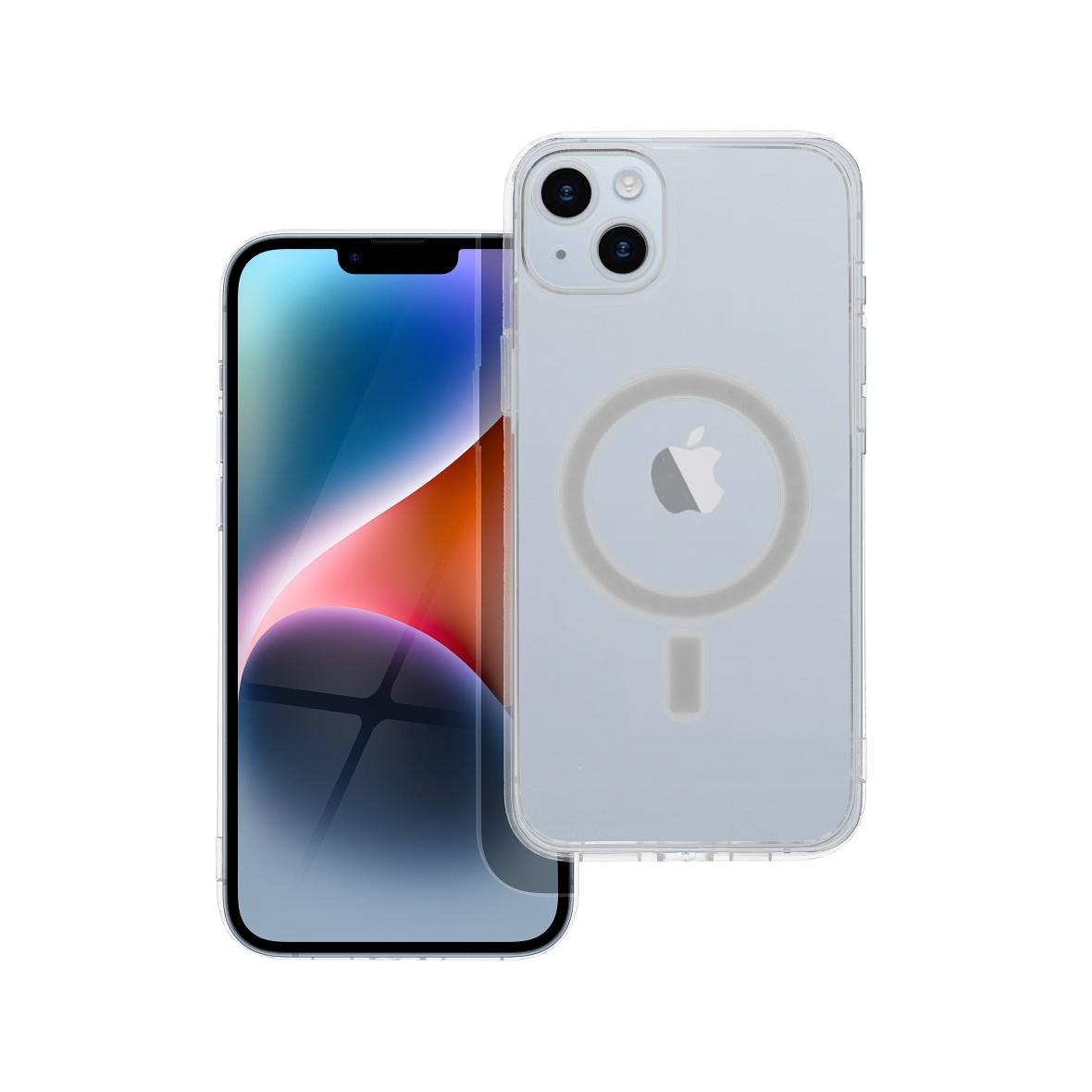 Futerał do iPhone 14 PLUS Clear Mag Cover (STR / CAMERA PROTECTION) zgodny z MagSafe  transparentny
