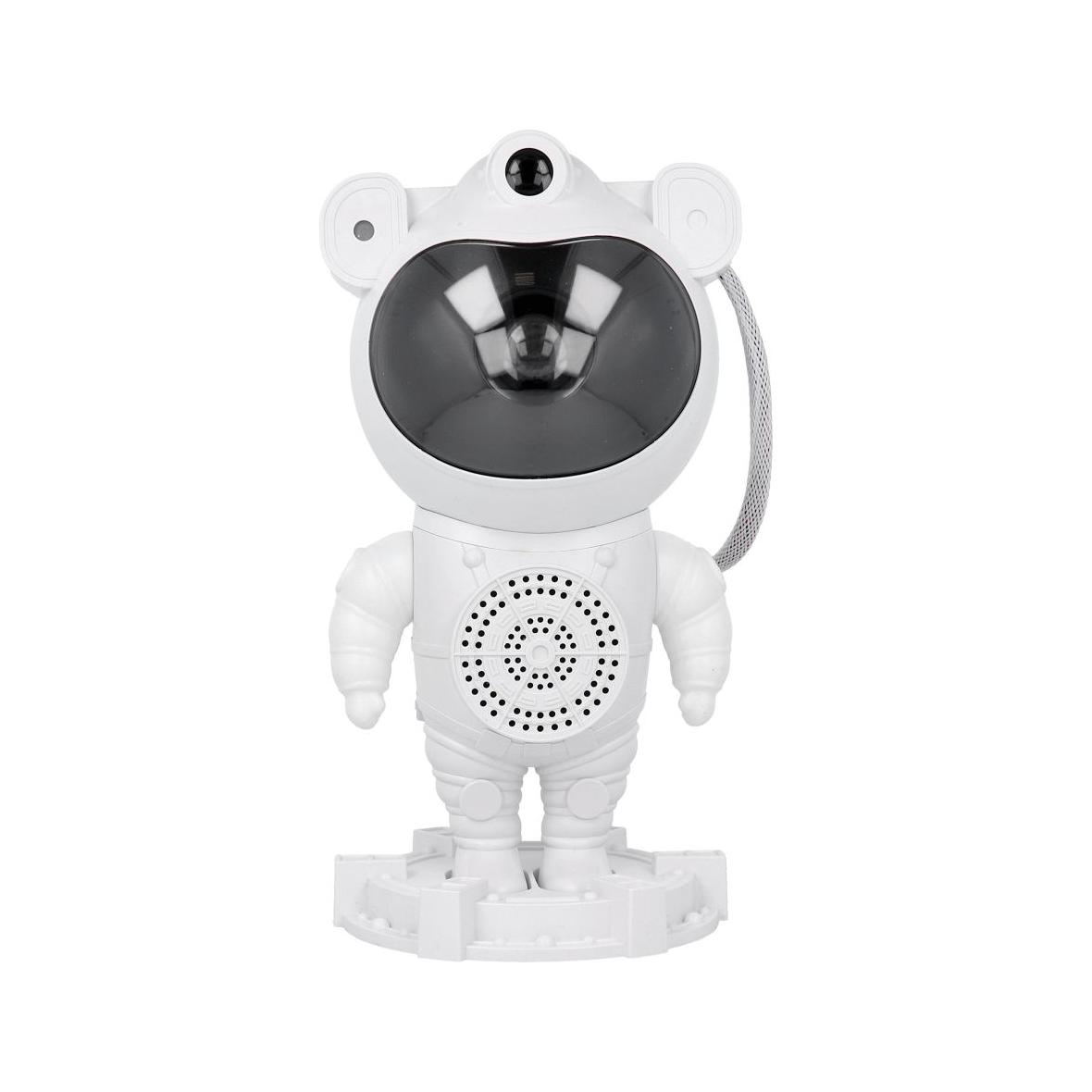 Projektor gwiazd astronauta z głośnikiem bluetooth X2501 biały