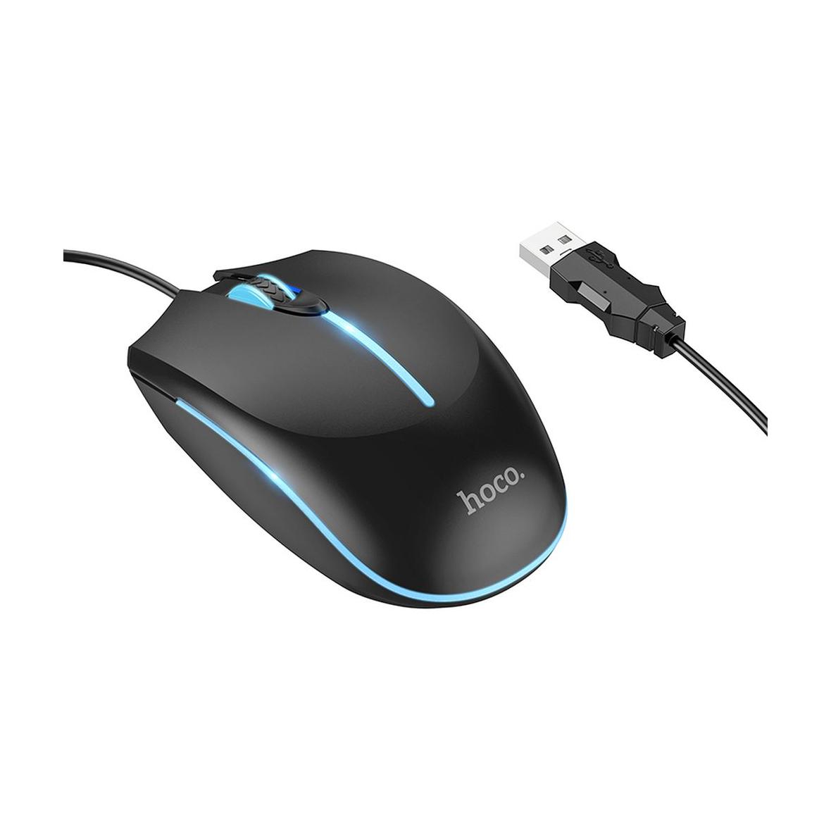 Myszka przewodowa gamingowa Hoco USB A 2400 dpi GM37 czarna
