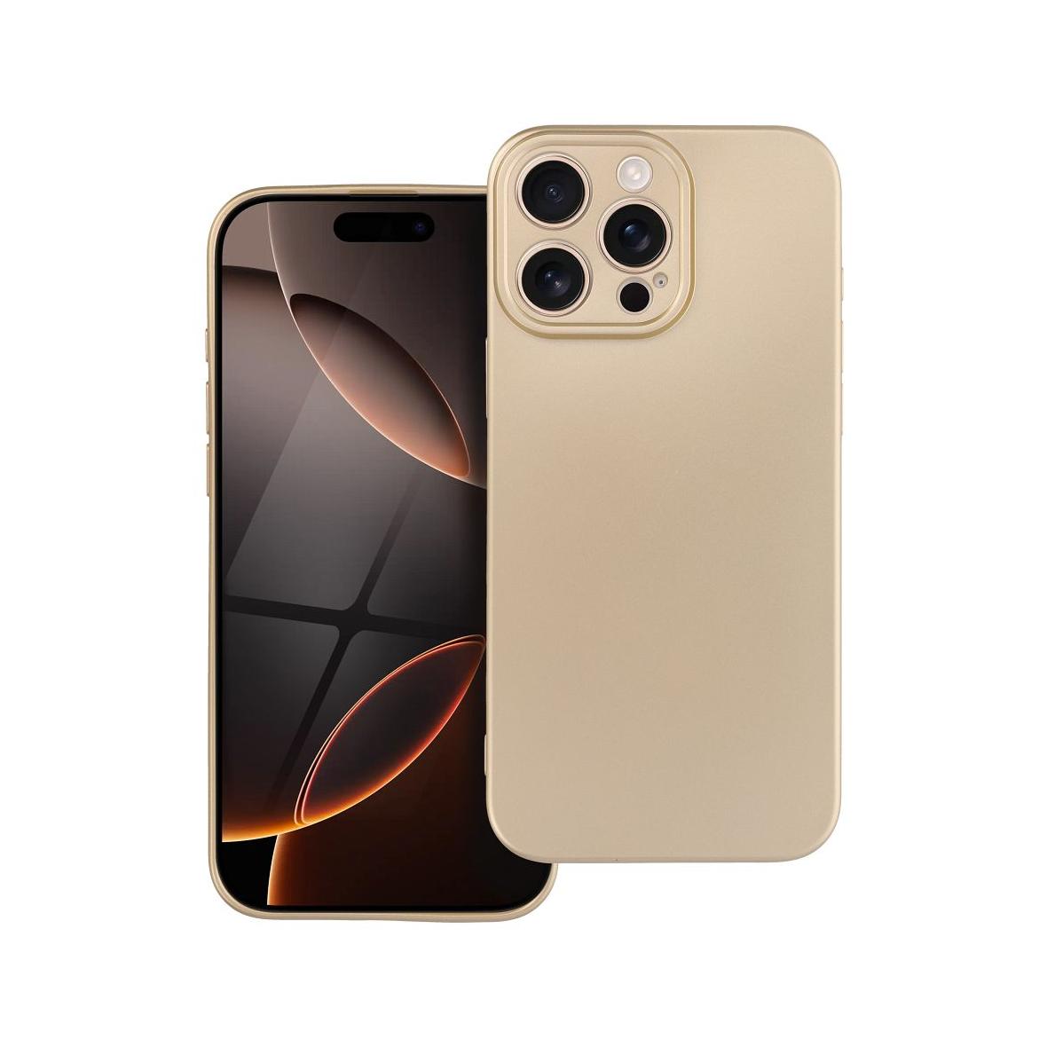 Futerał do iPhone 16 PRO MAX Metallic złoty