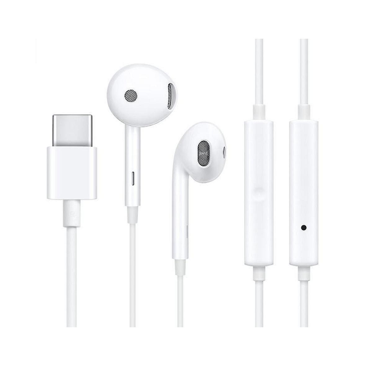 Oryginalne Słuchawki przewodowe doszune USB C Oppo MH147 bulk białe