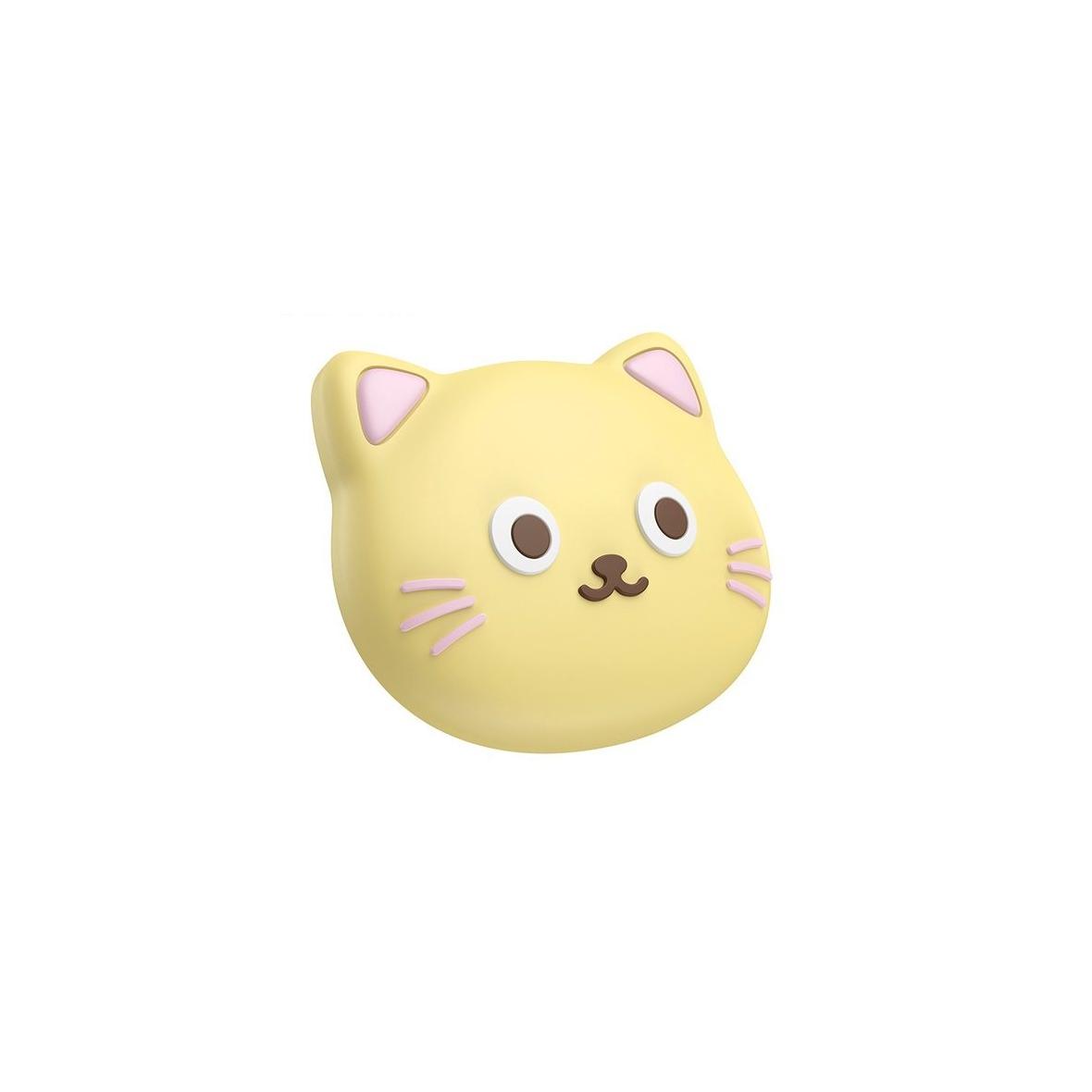 Lokalizator zgodny z Apple Find My Hoco w kształcie kota E91D beżowy