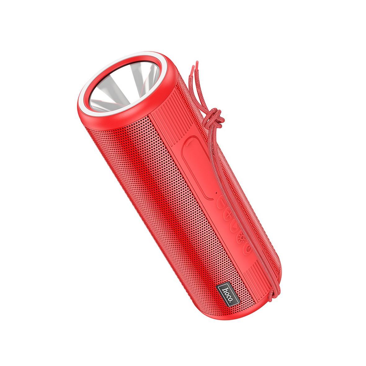 Głośnik bluetooth z latarką 2 x 15W 2h Hoco HC11 czerwony
