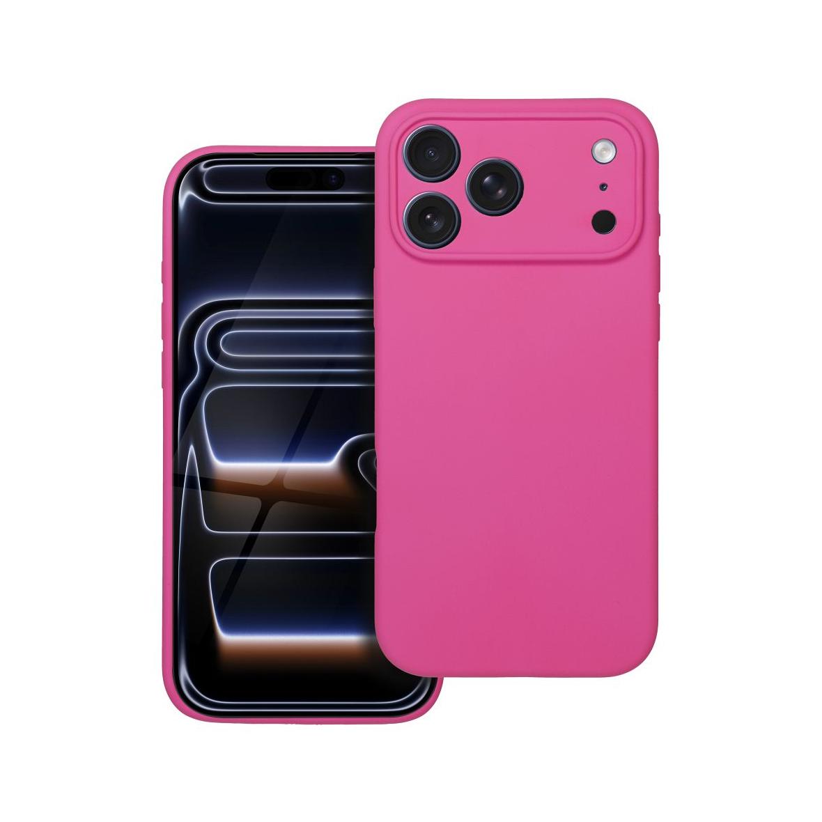 Futerał do iPhone 17 PRO Silicone 2mm zgodny z MagSafe różowy