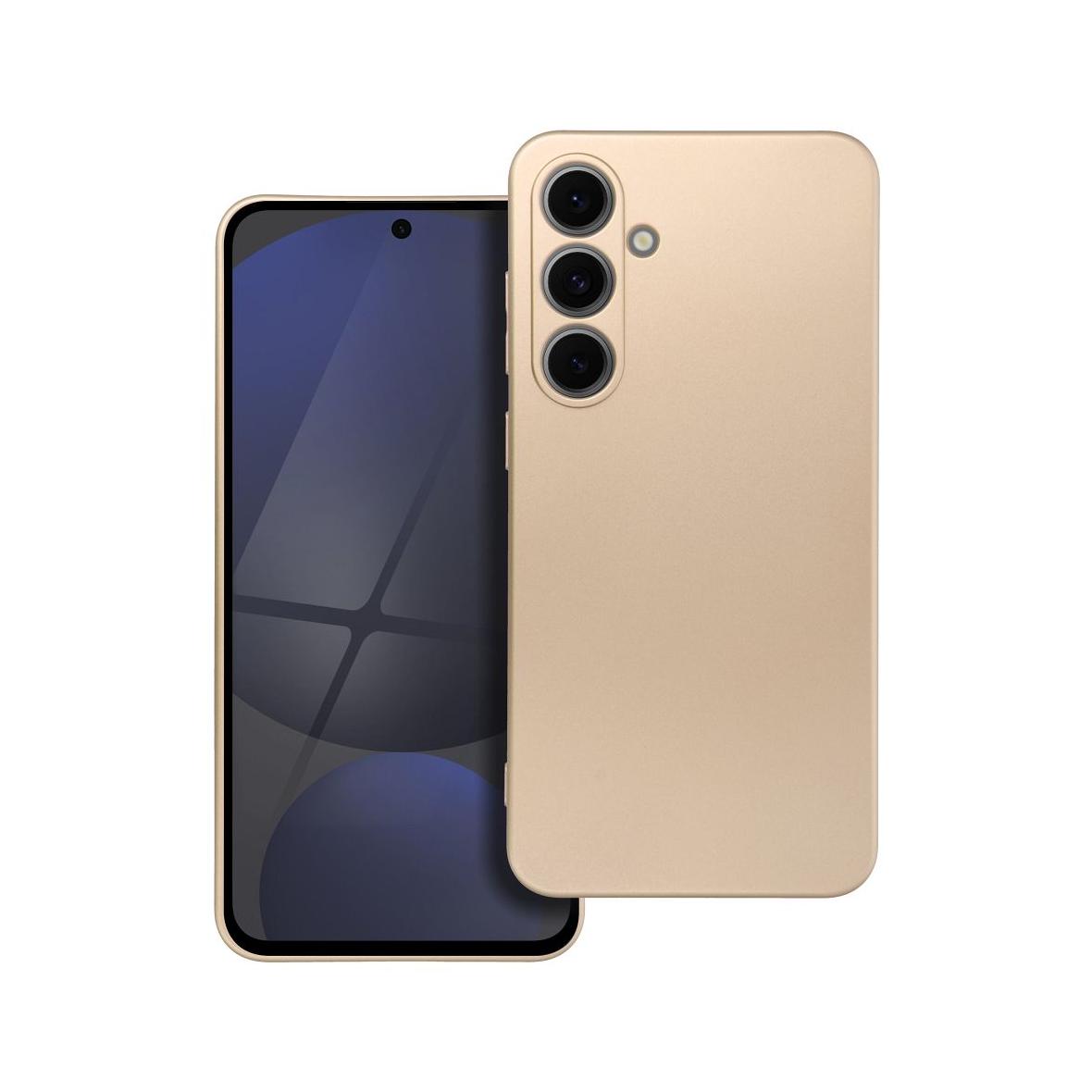 Futerał do Samsung S24 FE Metallic złoty