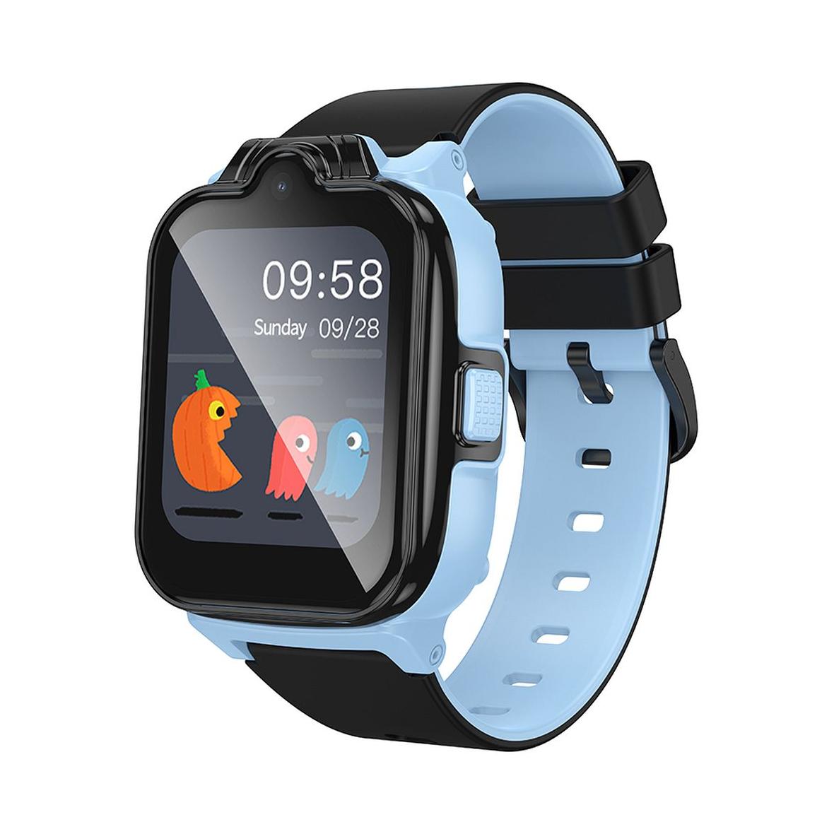 Smartwatch dla dzieci Hoco 1,69" 4G GPS z funkcją rozmowy Y104 niebieski