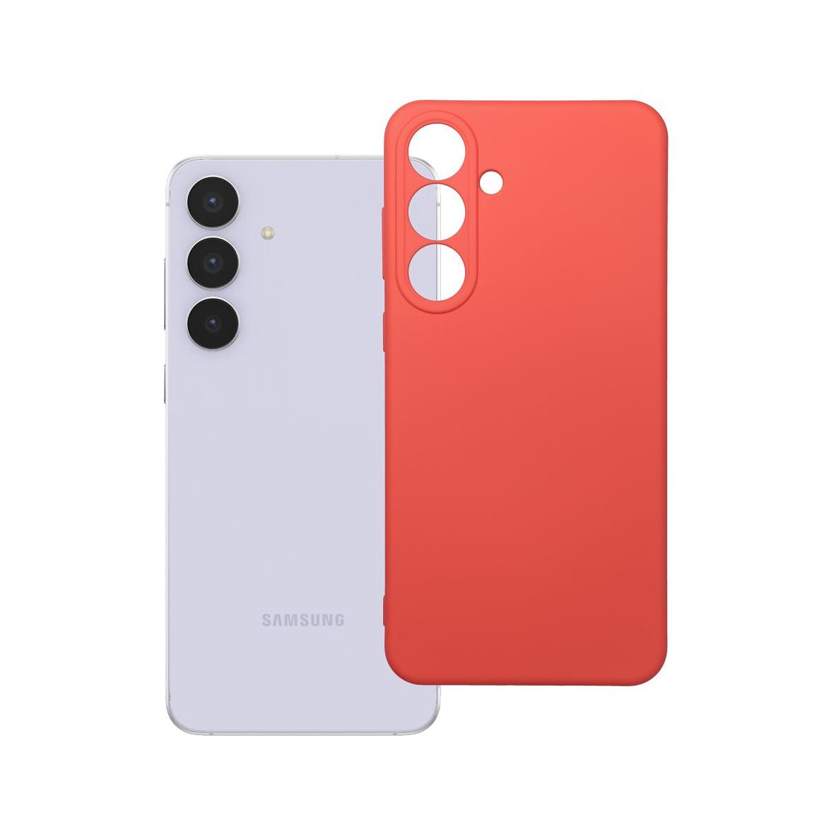 Futerał do Samsung S25 FE Silicone brzoskwiniowy