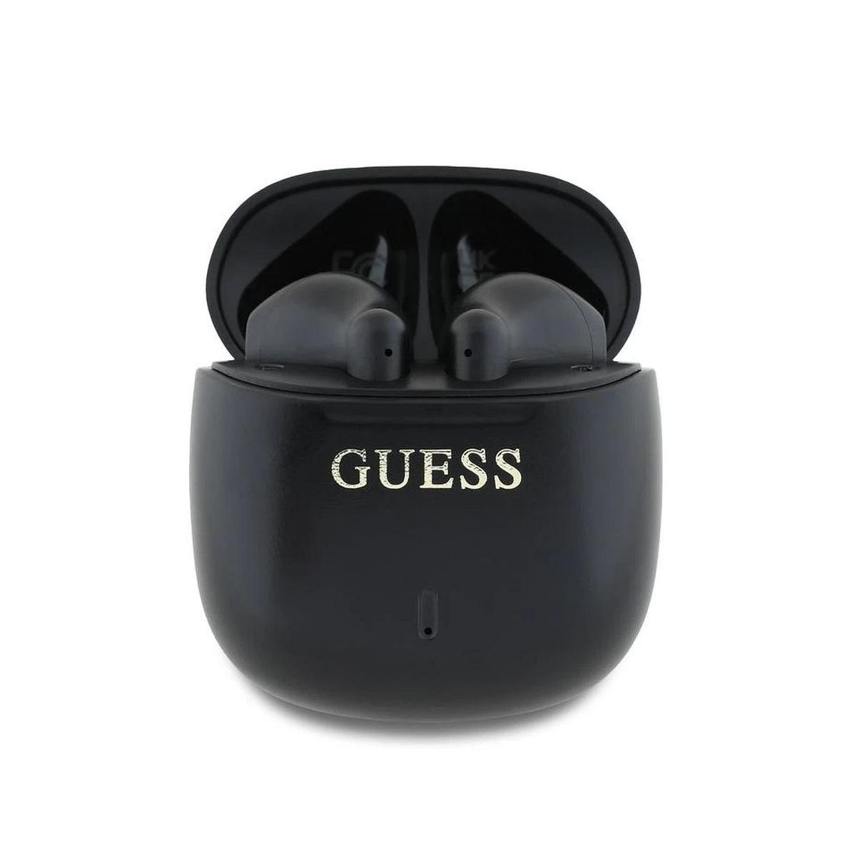 GUESS słuchawki bezprzewodowe bluetooth TWS GUTWSJ14ESGK (Printed Classic Logo) czarne