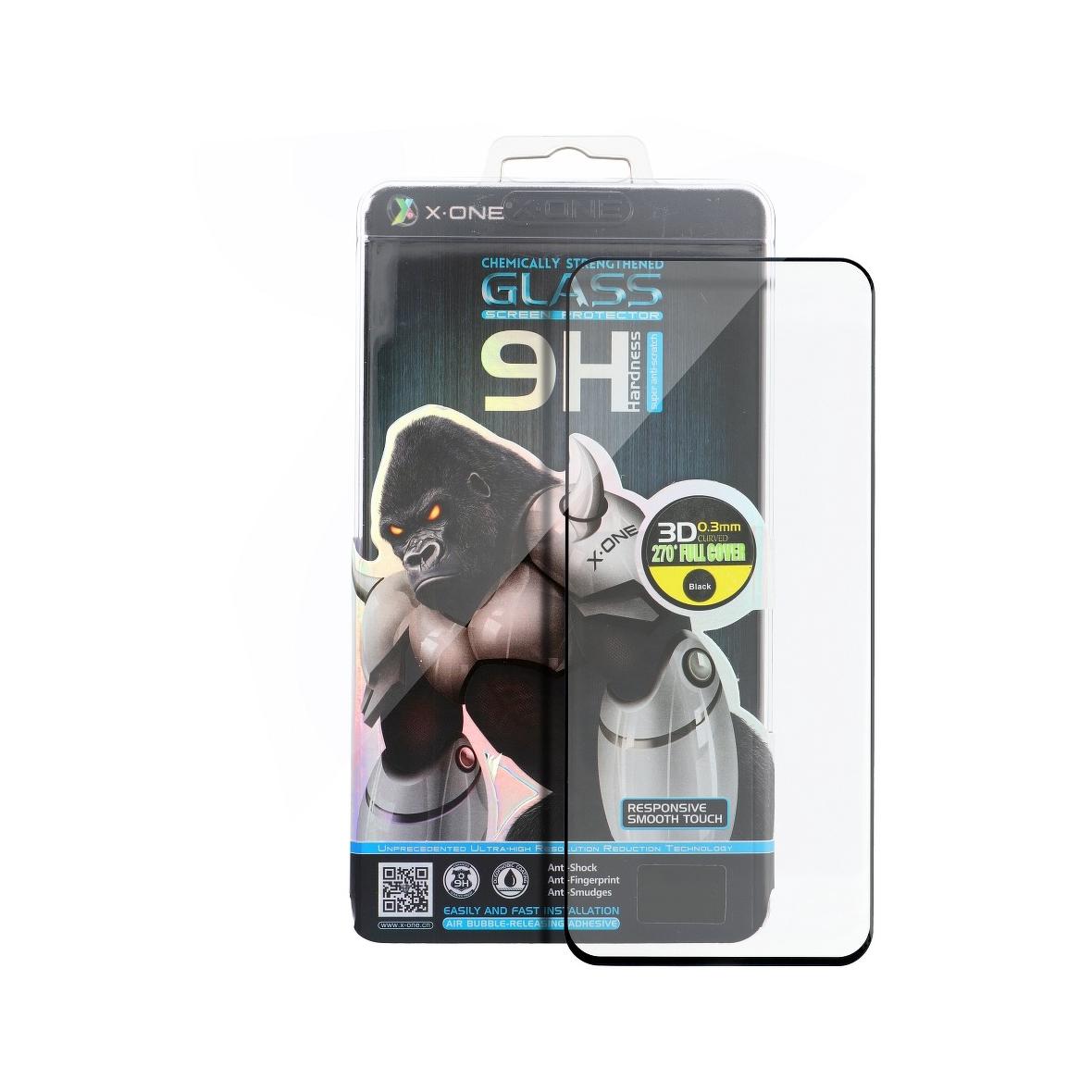 Szkło hartowane X-ONE 3D - do iPhone Xs/11 Pro czarny