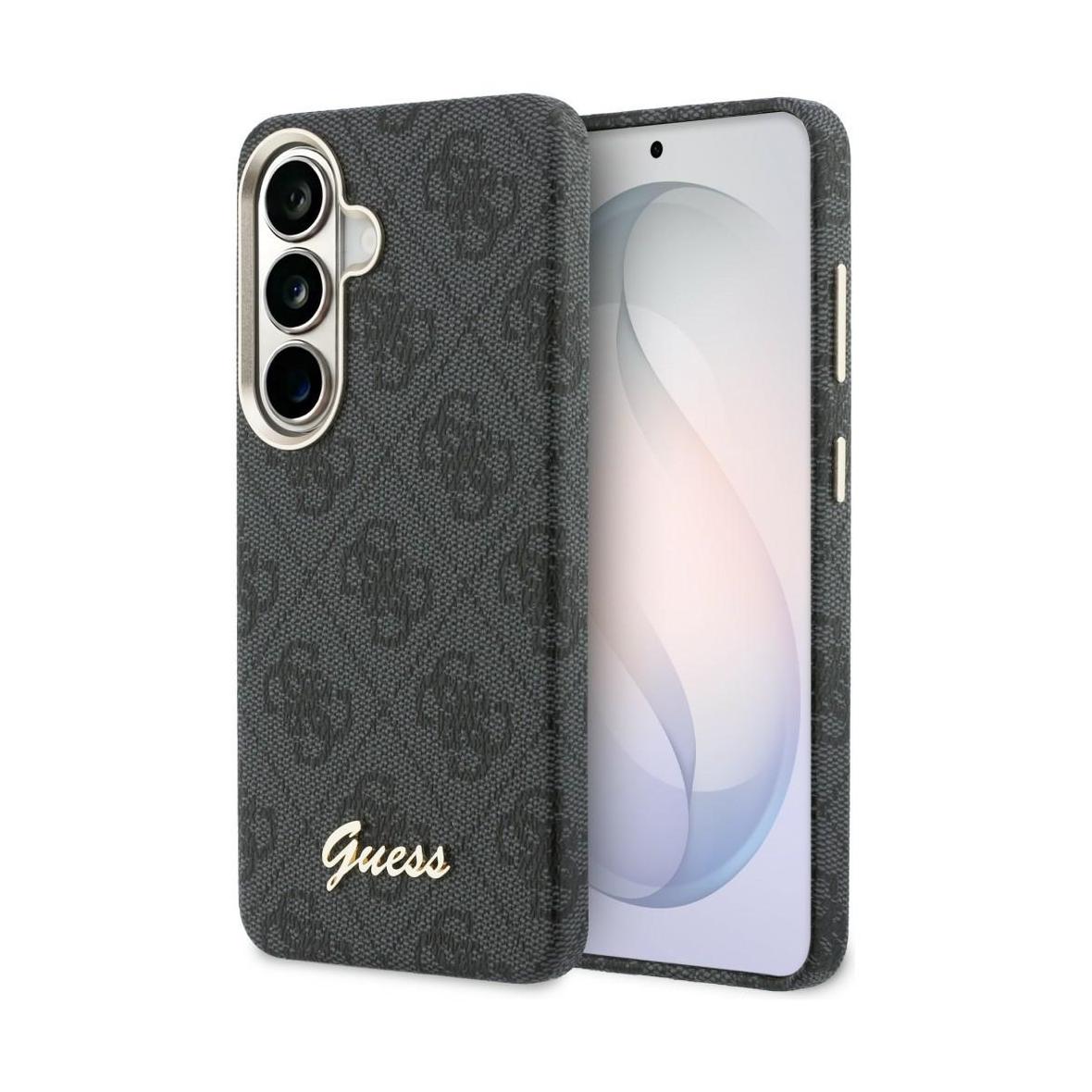 GUESS futerał do SAMSUNG S26 GUHMS26S5P4FWMSK (4G Script MagSafe) czarny