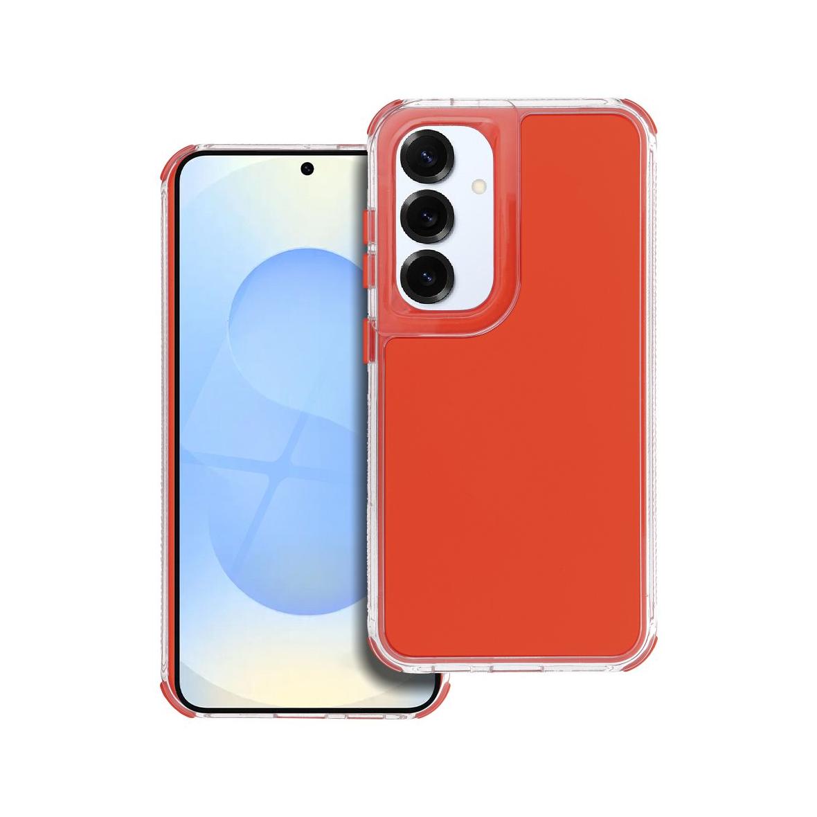 Futerał do Samsung S25 Matrix pomarańczowy