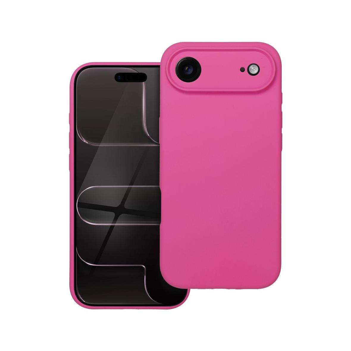Futerał do iPhone 17 AIR Silicone 2mm zgodny z MagSafe różowy