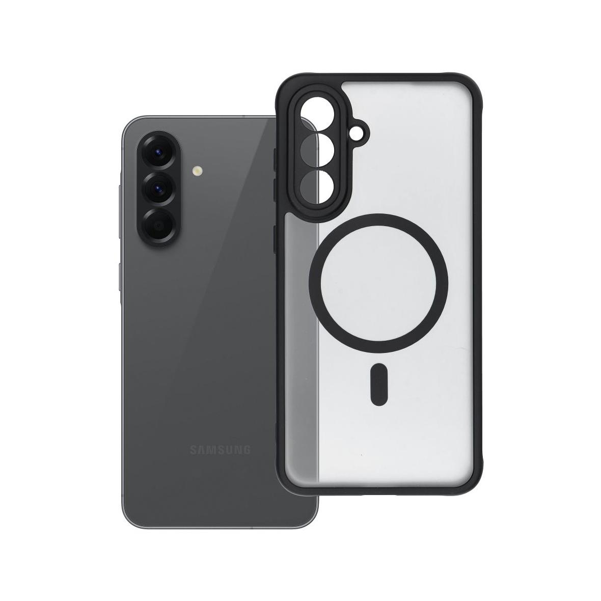 Futerał do Samsung A56 Full Matte Mag Cover zgodny z MagSafe czarny