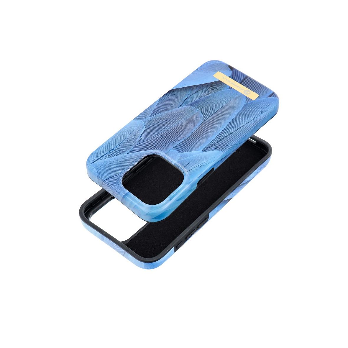 Etui na iPhone 15 PRO MAX Forcell F-Protect Mirage zgodny z MagSafe blue bird