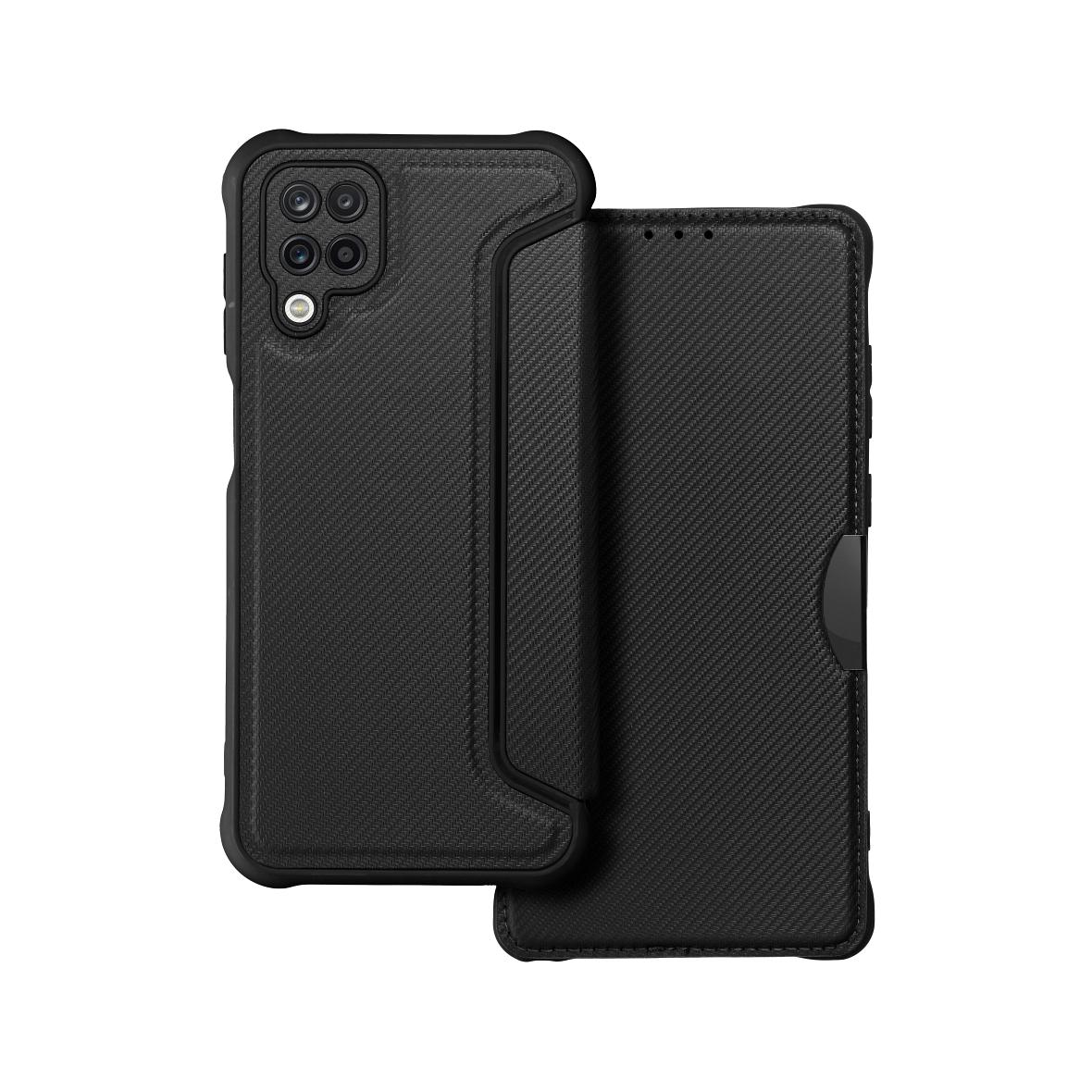 Etui z klapką na Samsung A12 / M12 Razor Book czarne
