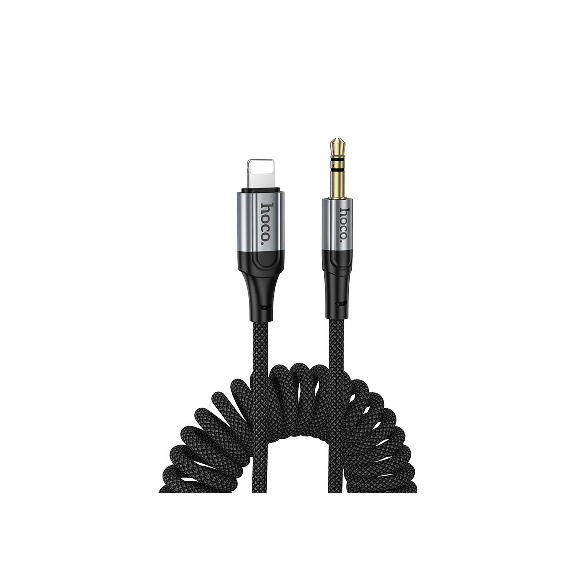 Kabel AUX Jack 3,5 mm do Lightning Hoco 1,5 m UPA33A czarny