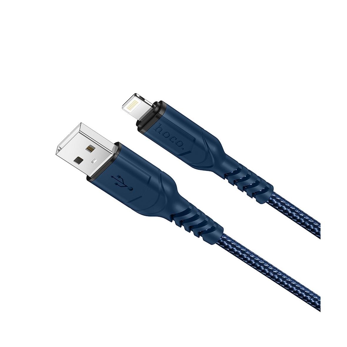 Kabel USB A do Lightning Hoco 2,4A 1 m X59 niebieski