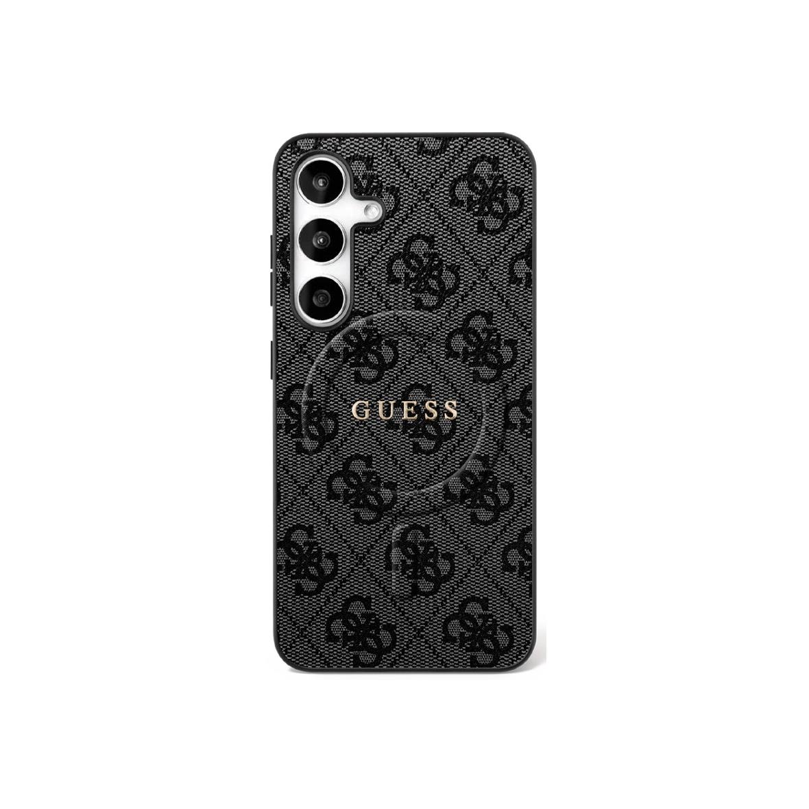 GUESS futerał do SAMSUNG S25 FE kompatybilny z MagSafe GUHMS25FEG4GFRK (Ring Classic Logo) czarny