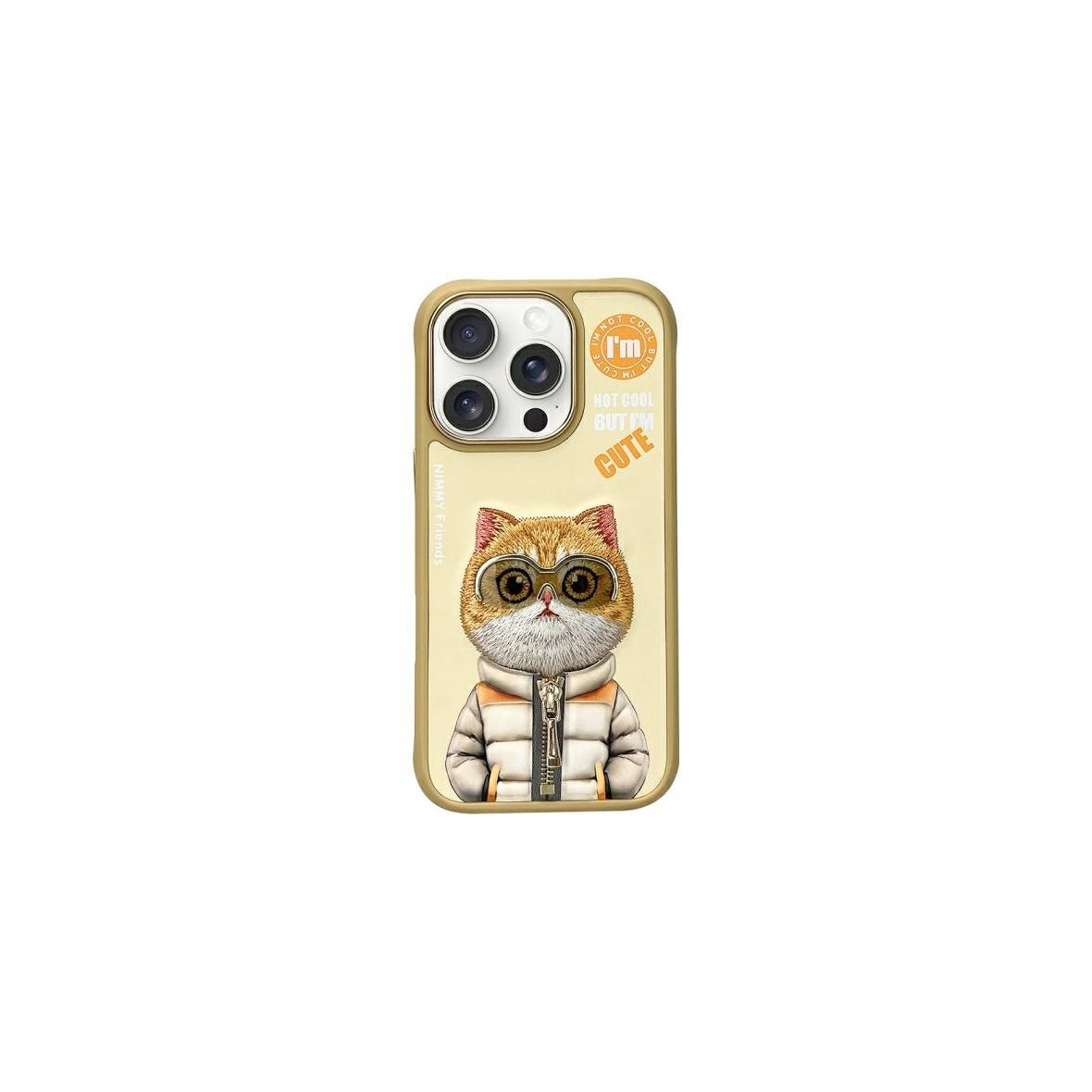 NIMMY futerał COOL&CUTE 2.0 Cat do IPHONE 16 Pro Max khaki