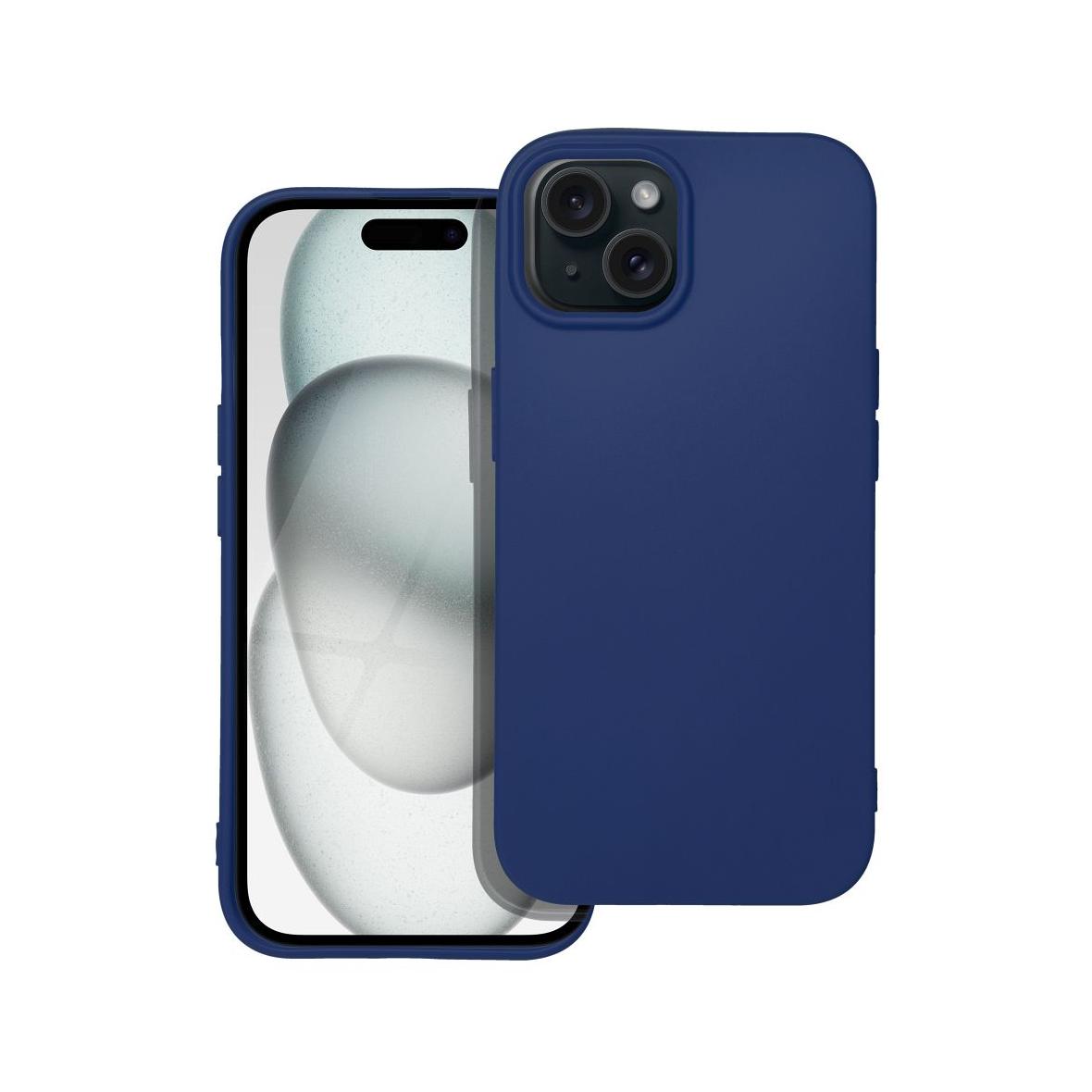 Futerał SOFT do IPHONE 15 ciemny niebieski