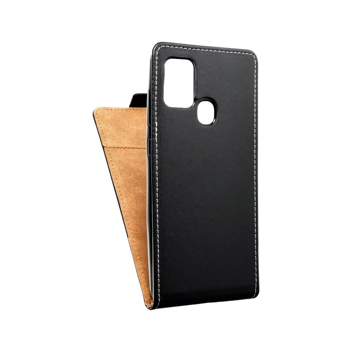 Kabura SLIM FLEXI FRESH pionowa do SAMSUNG A21s czarna