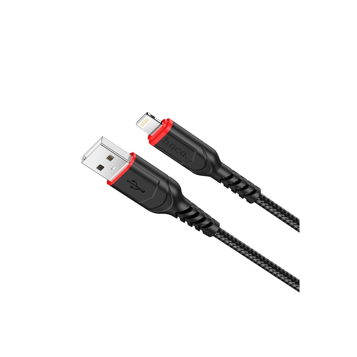 Kabel USB A do Lightning Hoco 2,4A 3 m X59 czarny