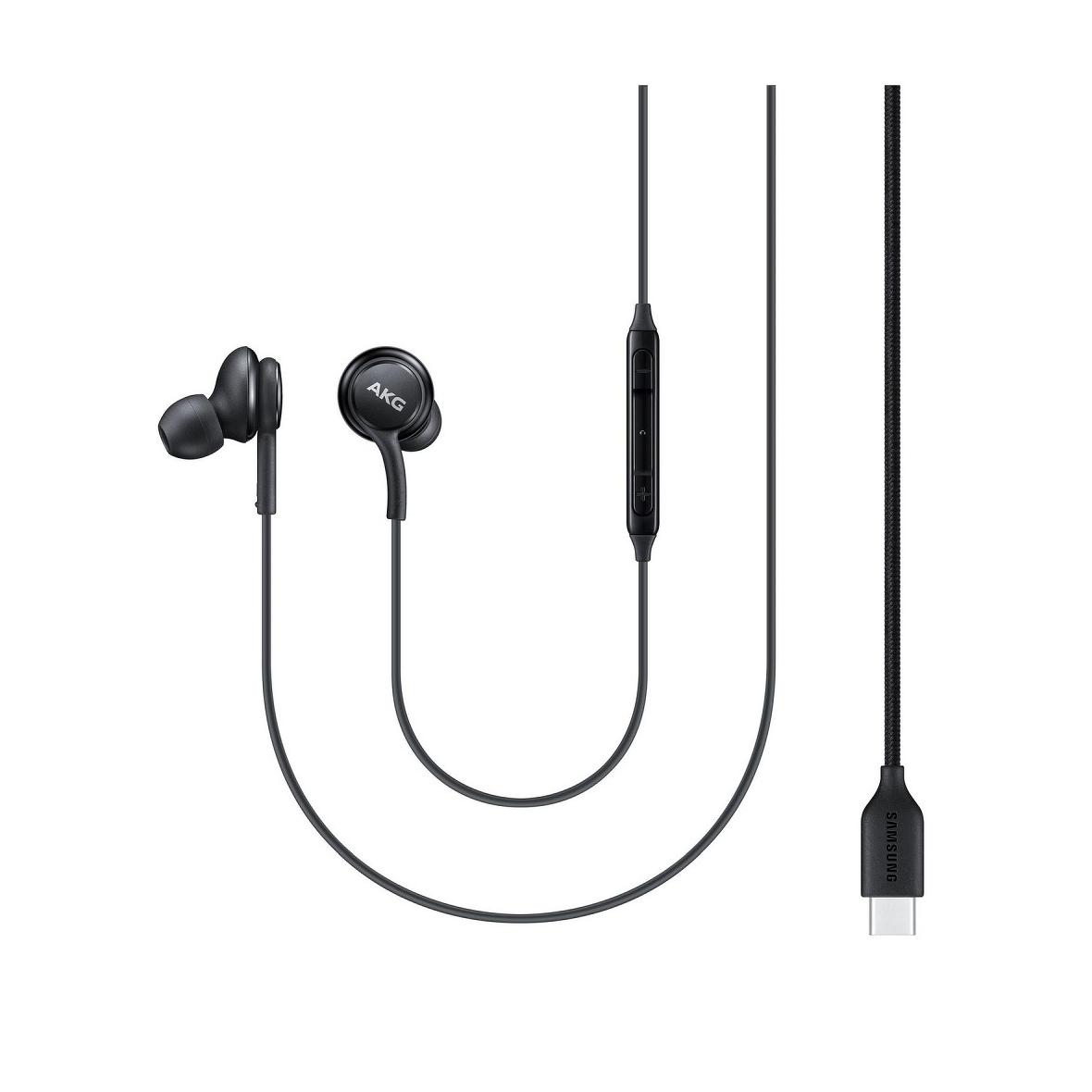 Oryginalne Słuchawki przewodowe douszne USB C Samsung AKG IC-100BBEGEU blister czarne