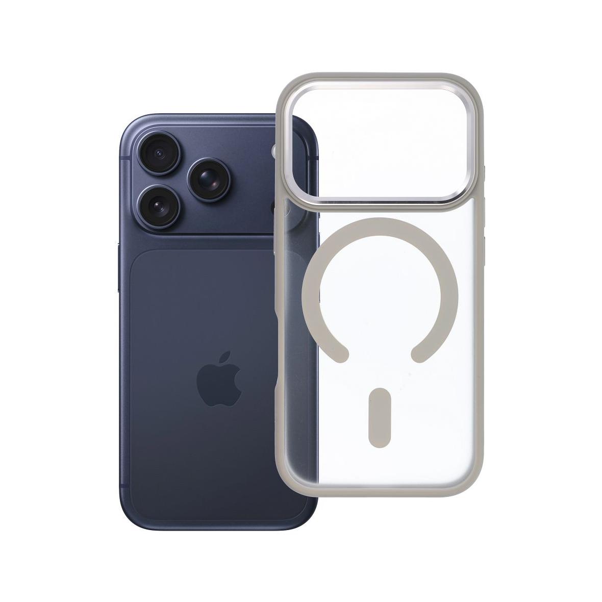 Futerał do iPhone 17 PRO Matte Mag Cover zgodny z MagSafe tytanowy