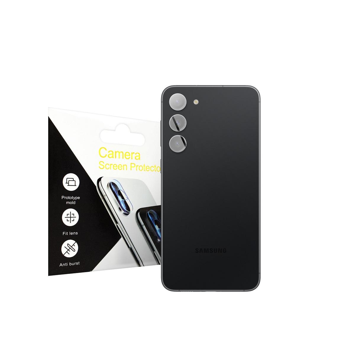 Szkło hartowane Tempered Glass Camera Full Cover - do Samsung S23/23 Plus