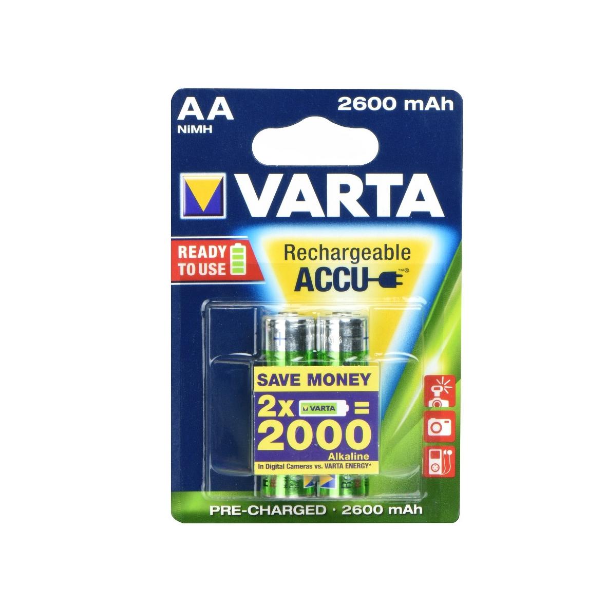VARTA bateria akumulatorowa R6 (AA) 2600 mAh prossesional ready 2 szt