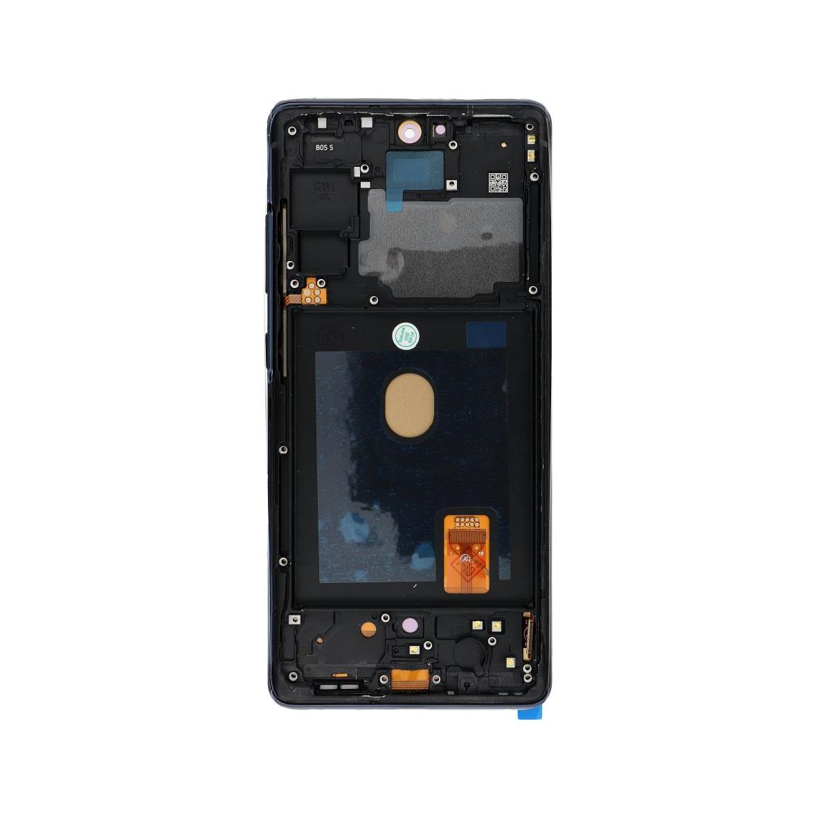 FixCell wyświetlacz LCD do SAMSUNG S20 FE OLED z ramką ciemno niebieski