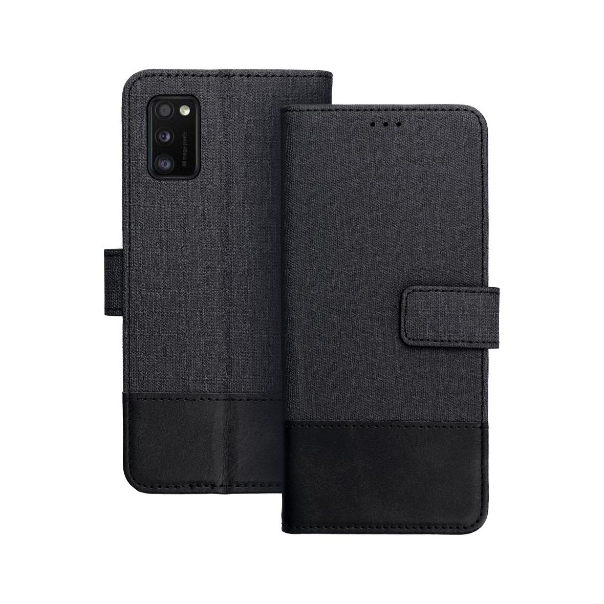 Etui z klapką na Samsung A41 Gomma Book czarne
