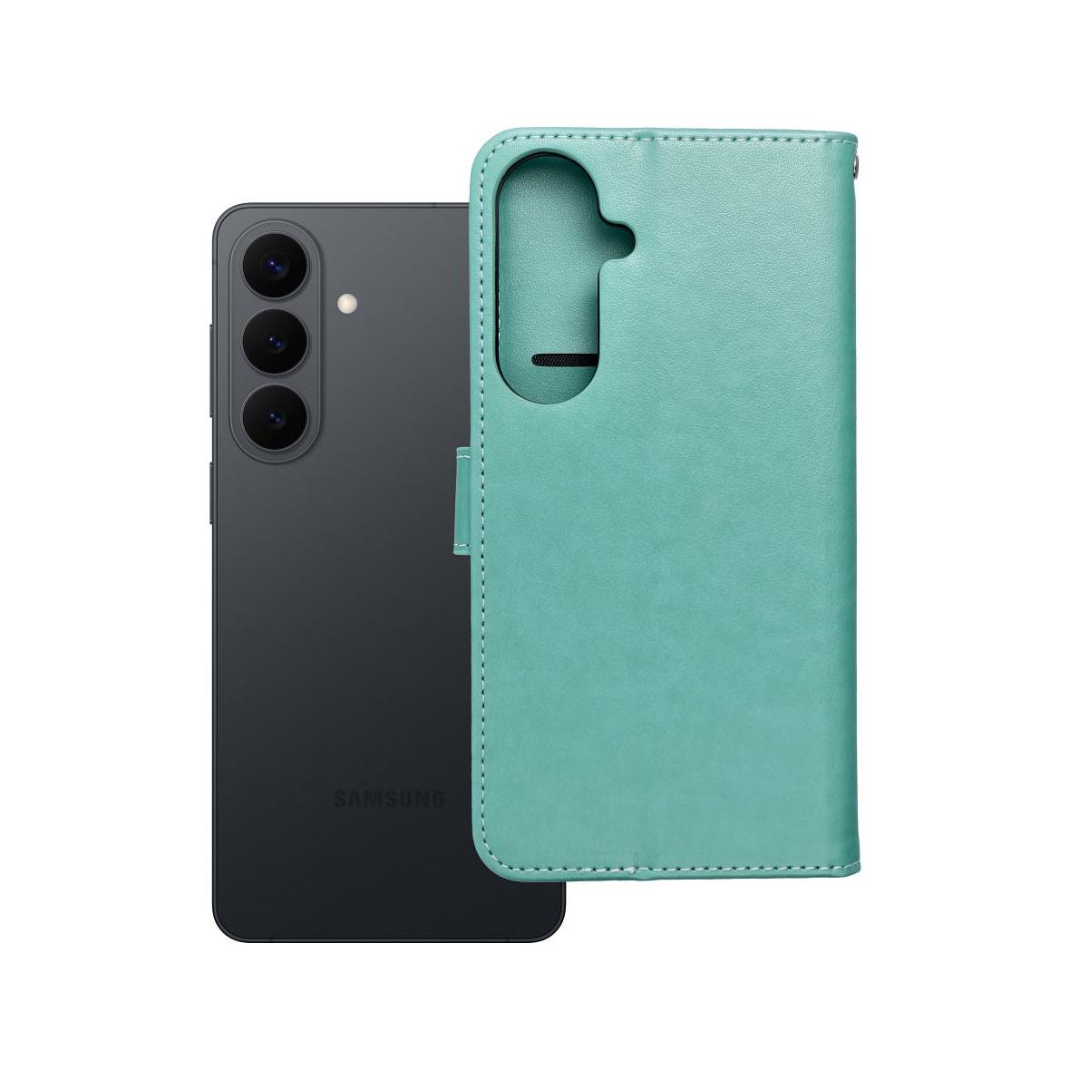 Etui z klapką na Samsung S26 PLUS Mezzo Book łapacz snów zielone