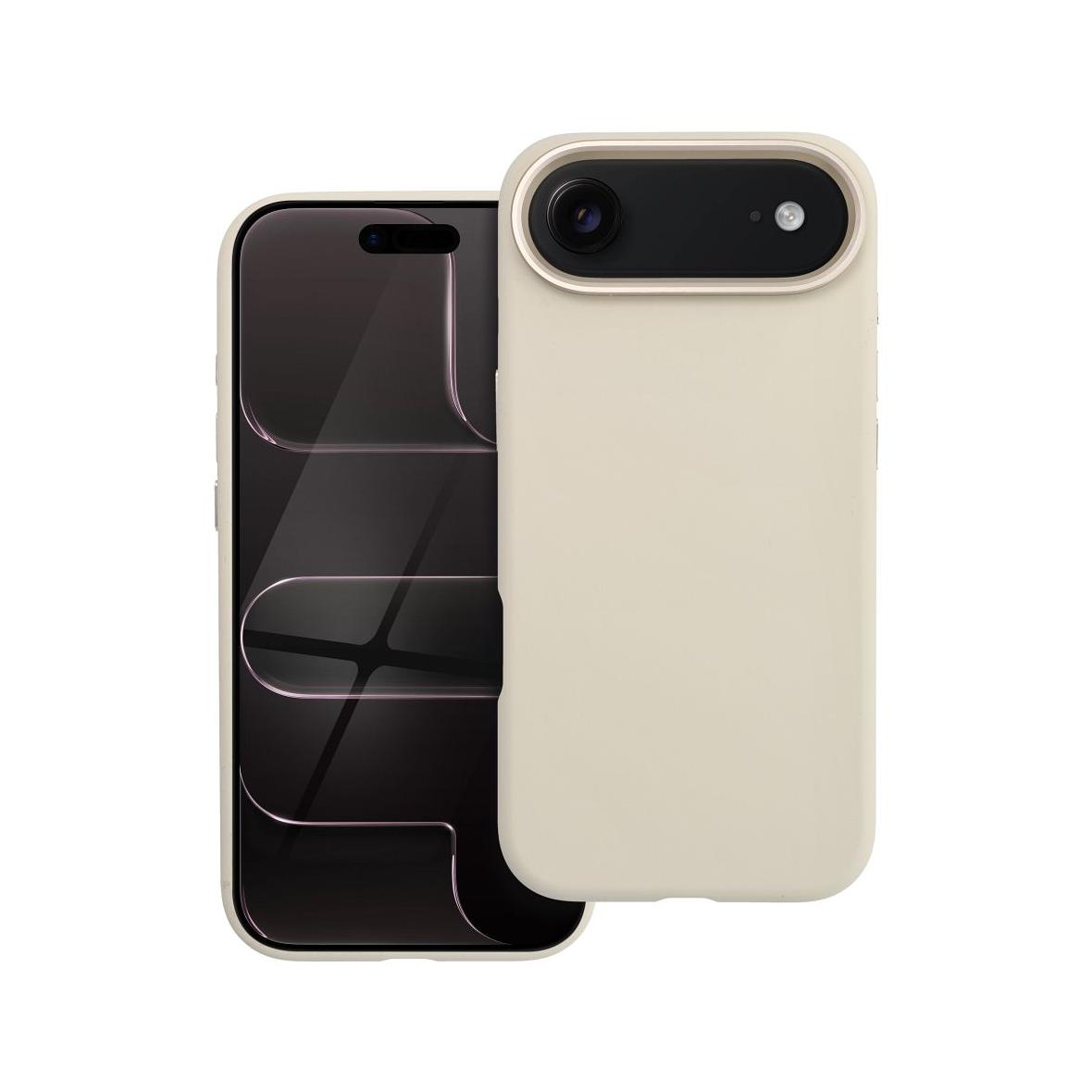 Etui na iPhone 17 AIR Forcell F-Protect Frame Premium zgodny z MagSafe antique white 0INT