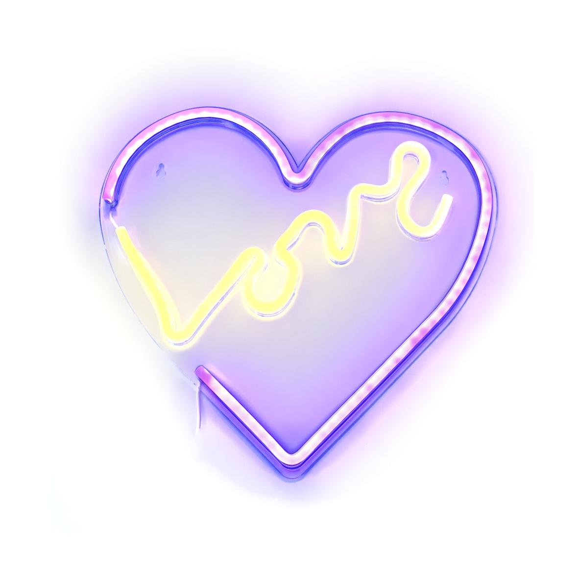 NEON NA ŚCIANĘ LED na USB - Love 2 model