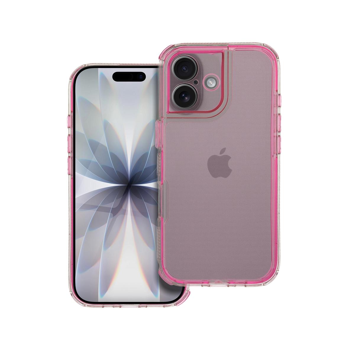 Futerał do iPhone 17 Matrix Clear pudrowy róż