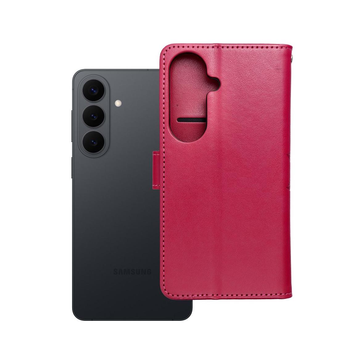 Etui z klapką na Samsung S26 Mezzo Book mandala magenta