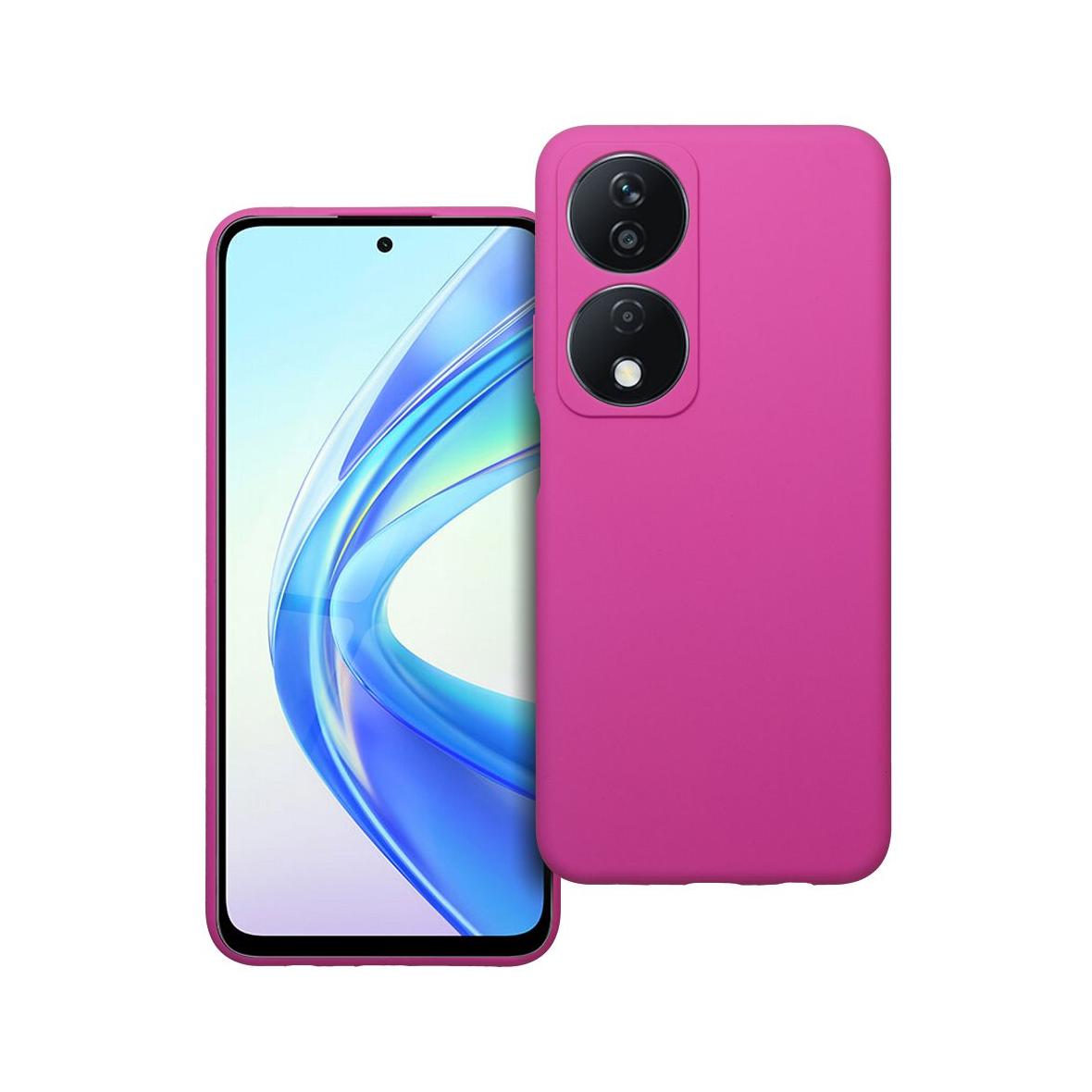 Futerał SILICONE 2mm do HONOR X7B róż