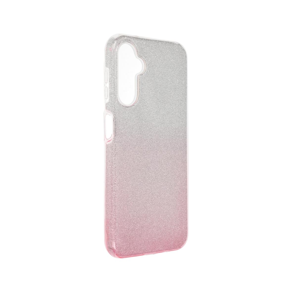 Futerał SHINING do SAMSUNG A14 5G / A14 4G transparentny różowy