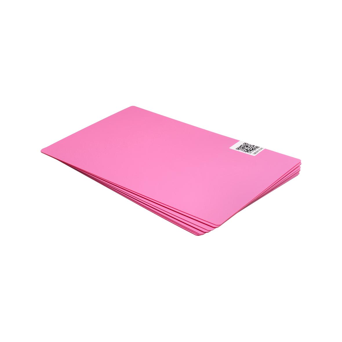 Folia do cięcia do plotera na tył telefonu 180 x 120 mm 10 sztuk - różowa z brokatem