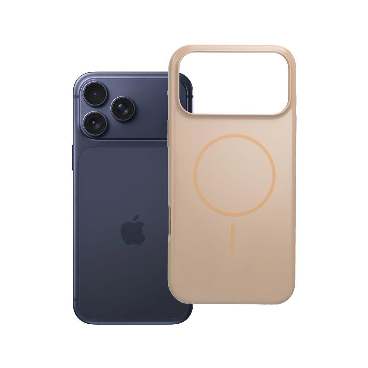 Etui na iPhone 17 PRO MAX  Glossy Mag Cover zgodny z MagSafe złote