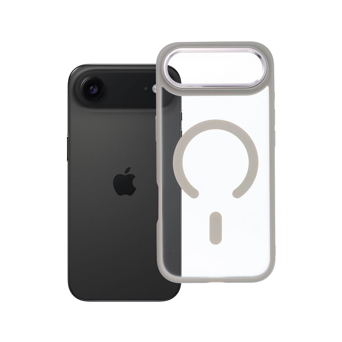 Futerał do iPhone 17 AIR Matte Mag Cover zgodny z MagSafe tytanowy