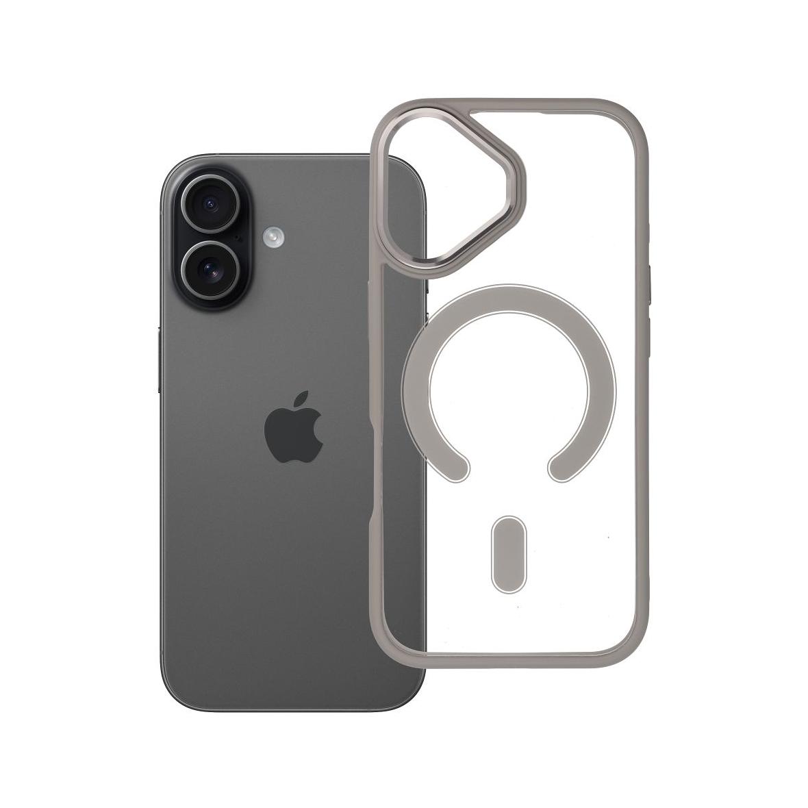 Futerał do iPhone 17 Color Edge Mag Cover zgodny z MagSafe tytanowy szary