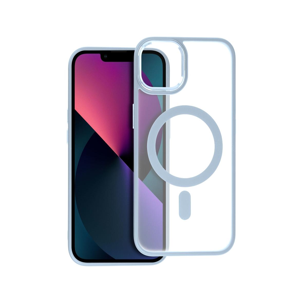 Futerał do iPhone 13 Matte Mag Cover zgodny z MagSafe niebieski
