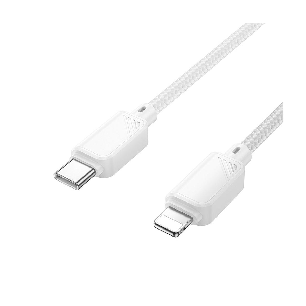 Kabel USB C do Lightning Hoco PD 27W 1 m X113 biały