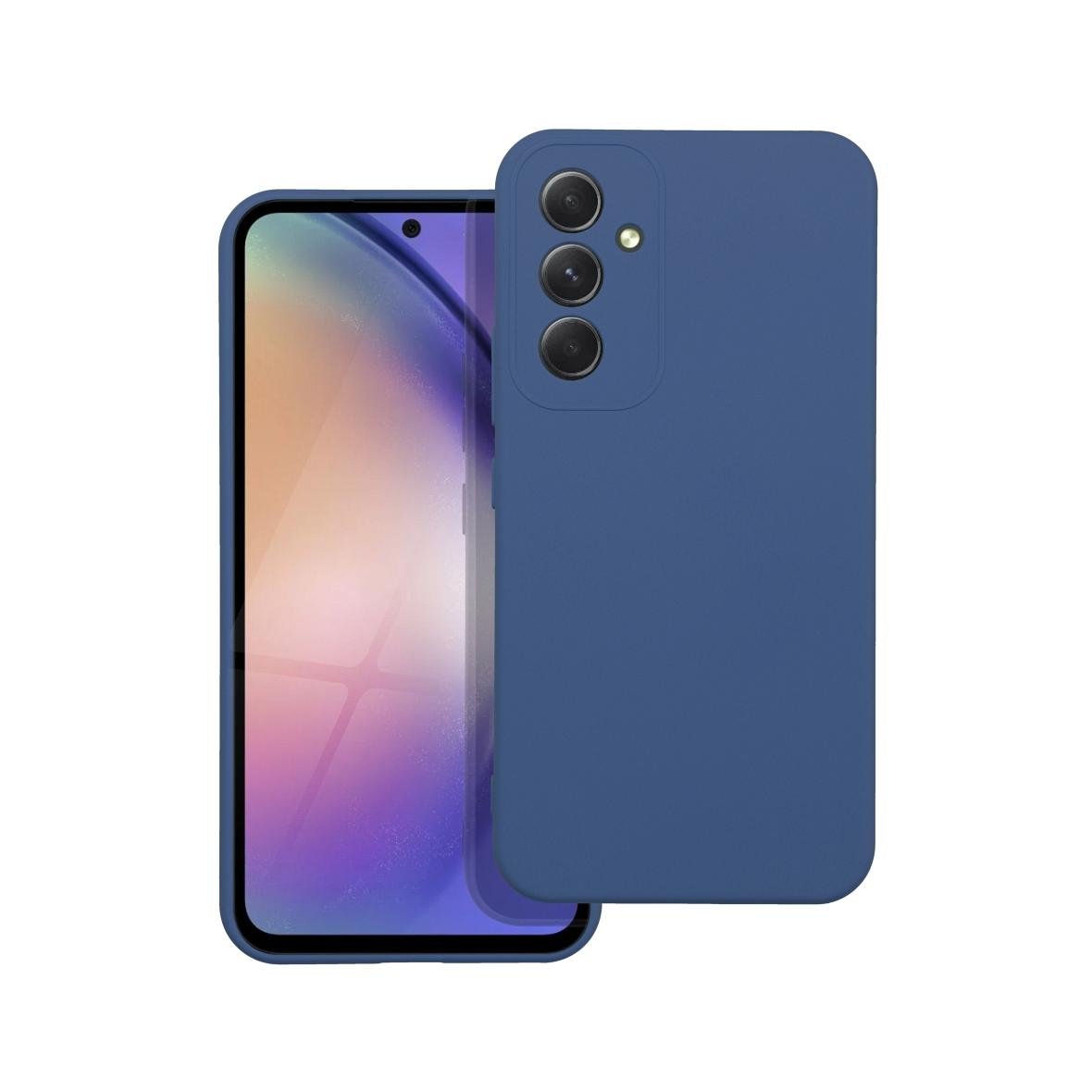 Futerał do Samsung A54 5G Silicone niebieski