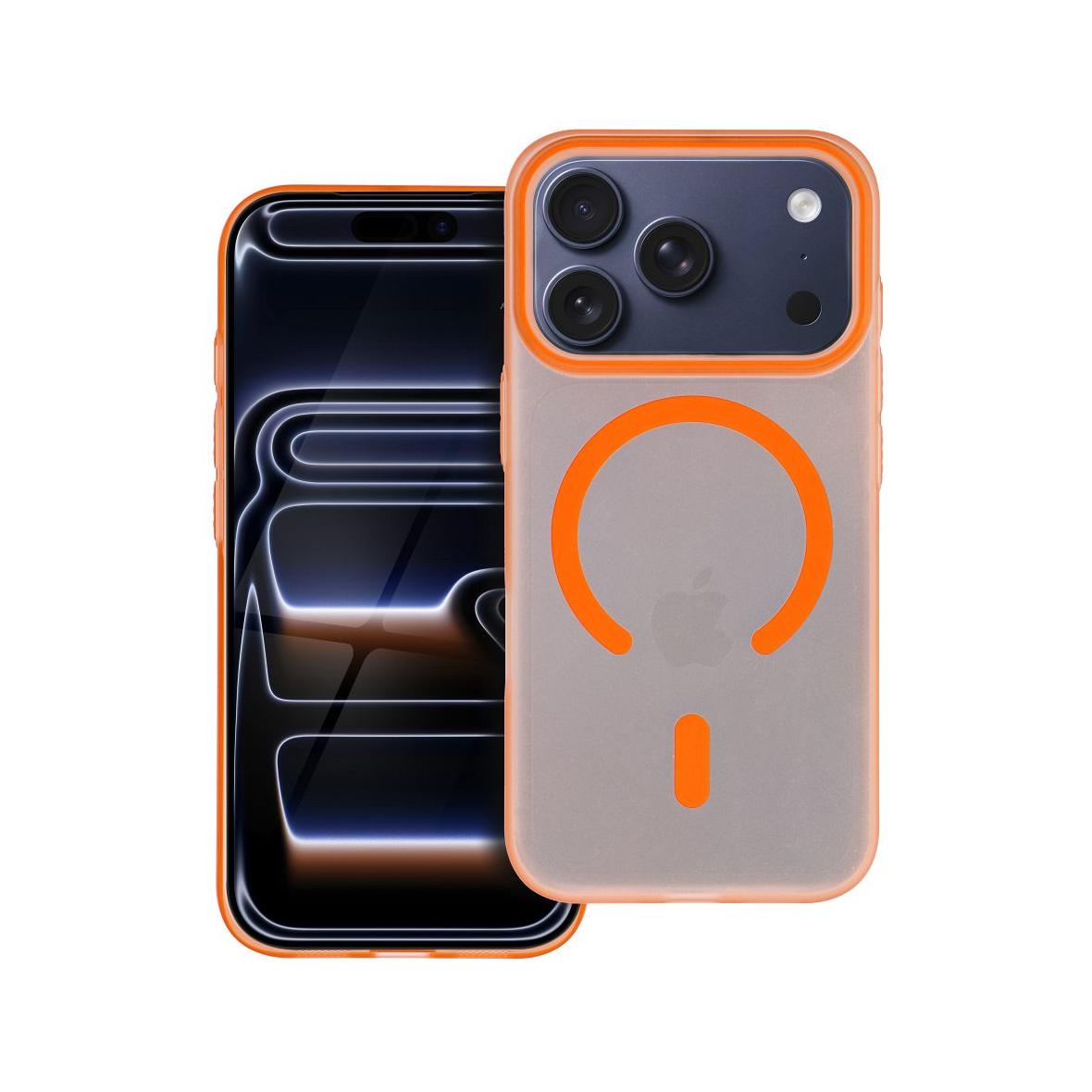 Futerał do iPhone 17 AIR Go Orange zgodny z MagSafe pomarańczowy