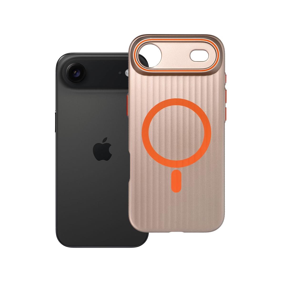 Futerał do iPhone 17 AIR Simply zgodny z MagSafe tytanowy pustynny