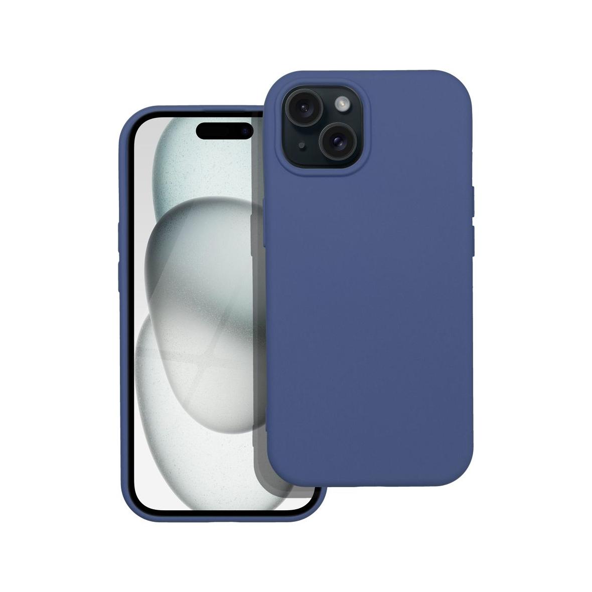 Futerał do iPhone 15 Silicone niebieski